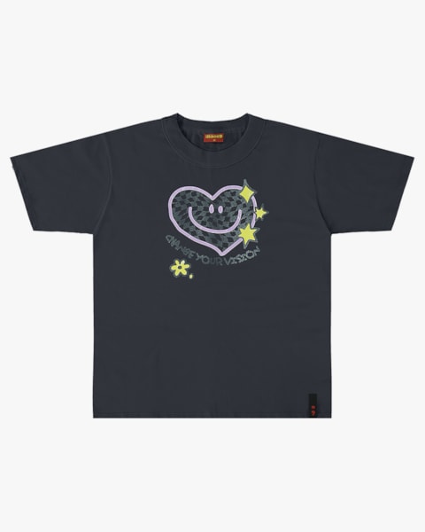 T-shirt Juvenil Oversized em Meia Malha com Estampa - BaseD - Preto