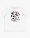T-shirt Plus Size em Meia Malha com Retilínea - Cereja Rosa - Branco-b5f6a33e-756d-4f26-b4c0-2b72986a4b01