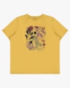 T-shirt Plus Size em Meia Malha com Retilínea - Cereja Rosa - Mostarda P-33512eba-bc28-40b0-b6ed-db9f79076c8e