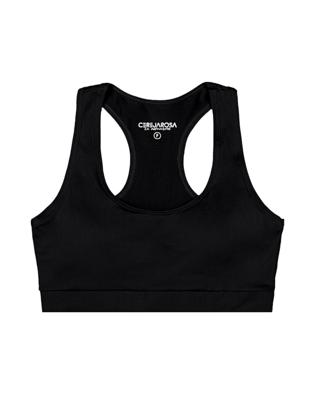 Top Básico Fitness Cereja Rosa - PRETO-b68b54f5-1012-40d2-b828-2eddc4adea3f
