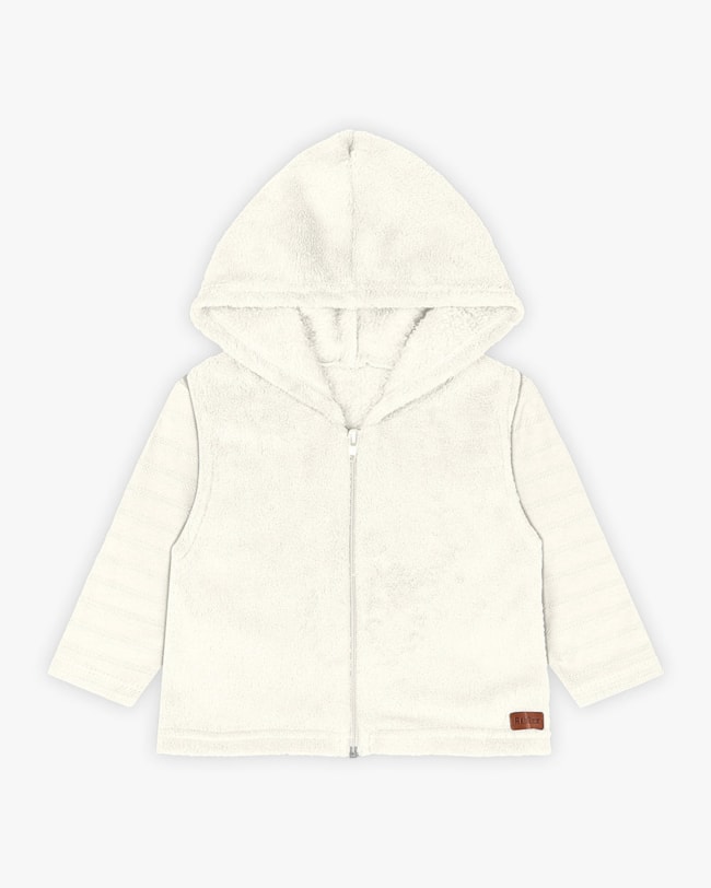 Trijunto Bebê Menino com Camiseta e Colete - ReiRex - Branco-2184b40f-9f22-4e21-bd38-77a799c578d4