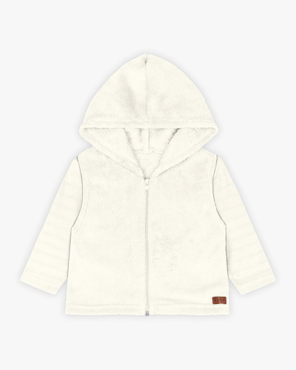 Trijunto Bebê Menino com Camiseta e Colete - ReiRex - Branco