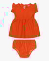 Vestido Bebê com Calcinha Kely Kety Sweet Coral-996ebfe0-ae06-4024-a719-461592fab88c