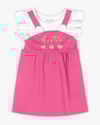 Vestido Bebê em Cotton com Aplicação Interativa - Kely Kety -Blossom 01-abb16c80-7ec2-433a-b6d3-3e06639c9b98