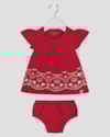 Vestido Bebê em Meia Malha com Calcinha Kely Kety Vermelho-fdfa11a0-7c21-43f7-975c-dda92cdf42d4