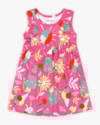 Vestido Bebê em Meia Malha Estampa Gatinhos- Kely Kety - Rosa 01-0a7c93f2-f6b6-4dd5-92a5-a7c4252d6e83