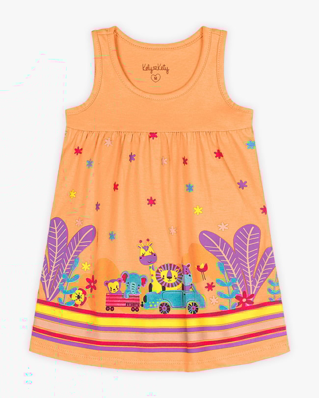 Vestido Bebê Estampado em Meia Malha - Kely Kety - Aprocot-5821c7fc-84a9-451b-ba01-c290a14f1089