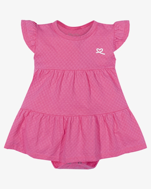 Vestido Body Bebê em Malha Trabalhada - Kely Kety - Blossom