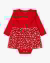Vestido Body Bebê Manga Longa com Babado e Estampa - Kely Kety - Vermelho-296cf47b-9c43-42d9-9322-8ef5480a9bc5