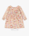 Vestido Body Bebê Manga Longa Estampado - Kely Kety - Bege-194b0fcb-f5f9-4237-b4f1-2c1bd2e2d011