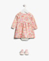 Vestido Body Bebê Manga Longa Estampado - Kely Kety - Bege-43dba0ef-b5c0-432c-be4c-8c4394b0f84d