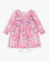 Vestido Body Bebê Manga Longa Estampado - Kely Kety - Rosa-256fb6f4-89c4-43fd-9934-6b91e034cf55