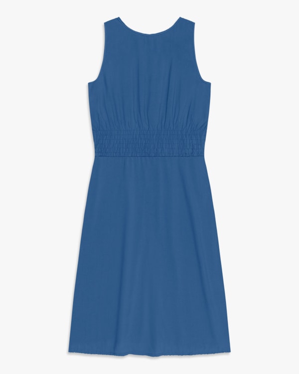 Vestido Curto Acinturado em Viscose - Cereja Rosa - Havana