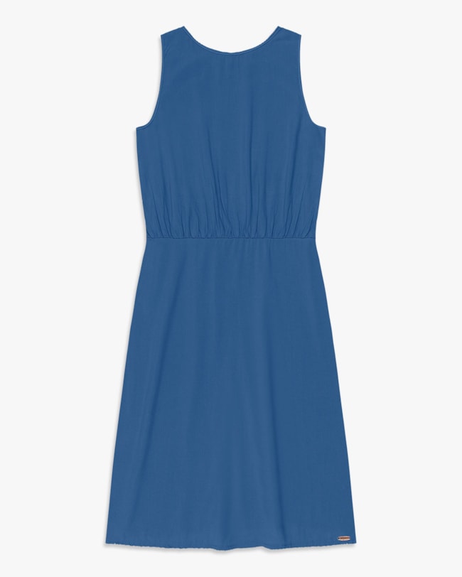 Vestido Curto Acinturado em Viscose - Cereja Rosa - Havana-c826118e-1514-48c5-a5a8-89074bf2e026