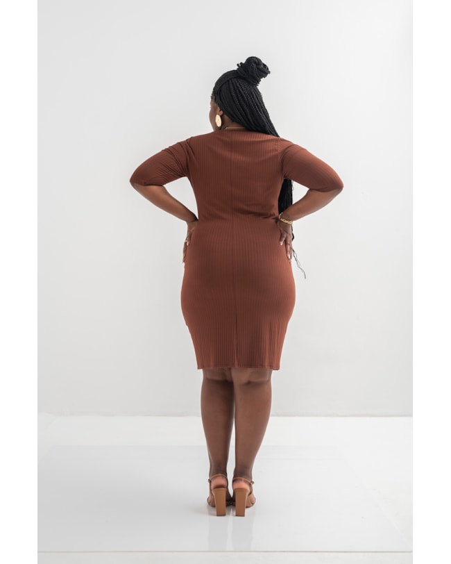 Vestido Curto Canelado Cereja Curves-7b1baadf-66d4-49bf-a3d7-a25dbdf3442e