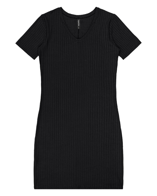 Vestido Curto Canelado Cereja Rosa-d724ab3d-9fa3-4fd1-b6a2-3dace0260415