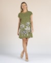 Vestido Curto com Estampa e Amarração Costas -Cereja Rosa - Erva Doce-d3b144b9-831d-48a6-983f-e771c12ccc9a