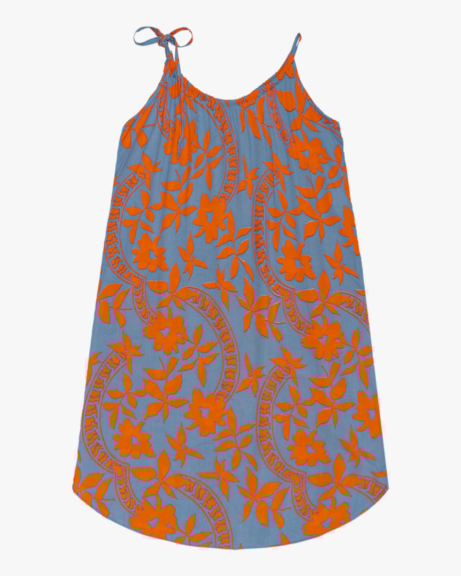 Vestido Curto Estampado com Alça Ajustável Cereja Rosa-80028885-af08-4b1b-bda2-4527471b8b01