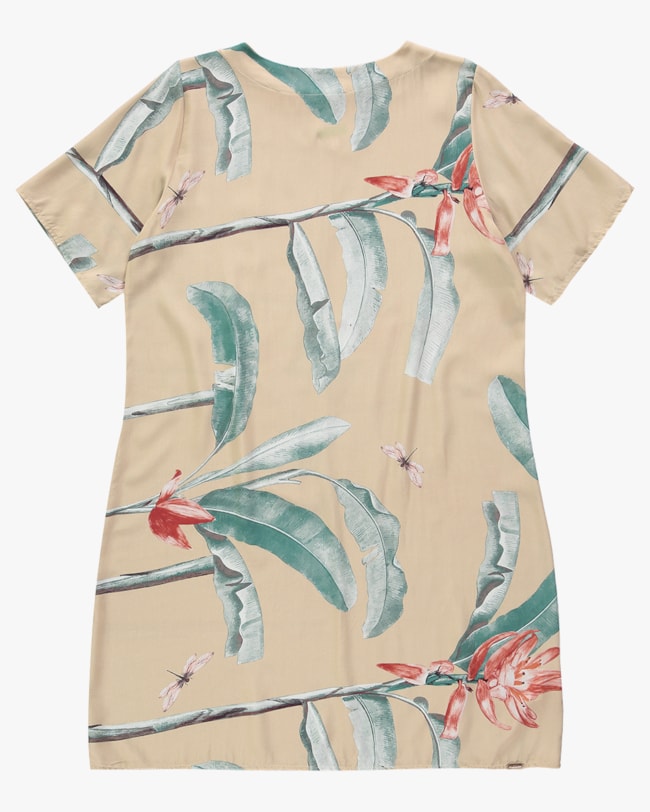 Vestido Curto Estampado em Viscose - Cereja Rosa - Deserto P-505c3caa-936f-4582-845d-1e8075d6d0cf