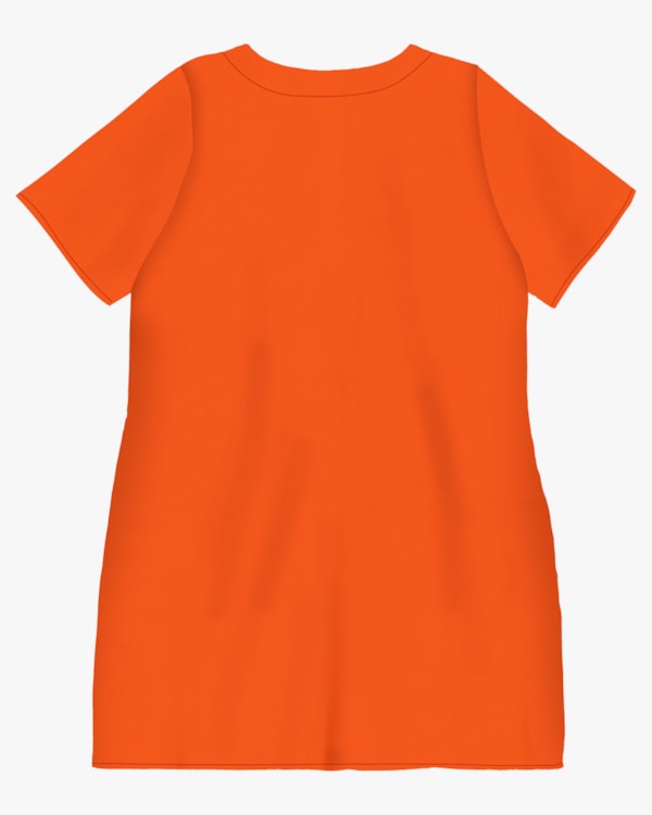 Vestido Curto Estampado em Viscose - Cereja Rosa - Ginger