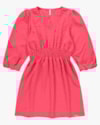 Vestido Curto Evasê com Manga 7/8 - Cereja Rosa - Rosa P-ec55308c-82fc-4c59-8dfb-b1da2e12473f