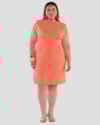 Vestido Curto Feminino Plus Size em Viscose - Cereja Rosa - Mango-ac20bebc-ac98-4595-8b8d-dcb0d1e8a506