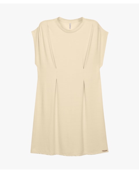 Vestido Curto Feminino Plus Size em Viscose - Cereja Rosa - Tapioca