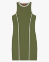 Vestido Curto Juvenil Canelado com Filete - BaseD - Oliveira-72cea4fd-65e9-4167-bb48-3bb28f1e6b8d
