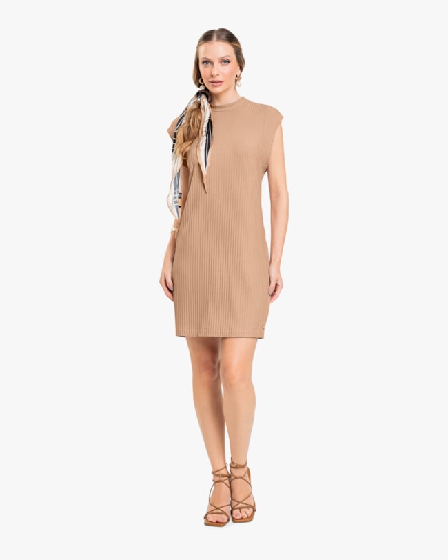 Vestido Curto Muscle Tee em Viscose Canelada - Cereja Rosa - Toffee-c480f4a5-0b9d-4d80-bf52-7b63f71179bd