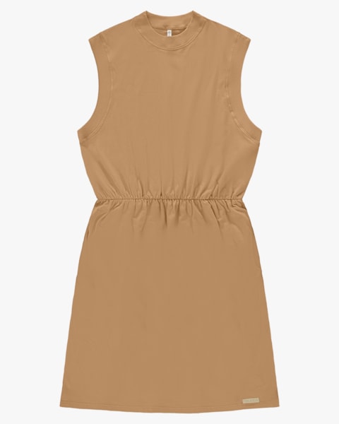 Vestido Curto Muscle Tee Evasê - Cereja Rosa - Capim Dourado