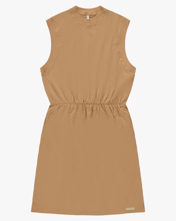 Vestido Curto Muscle Tee Evasê - Cereja Rosa - Capim Dourado