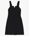 Vestido Curto Plus Size com Alça Ajustável - Cereja Rosa - Preto-f2cffeee-e36b-4d50-aa0f-1620c0d92d1b