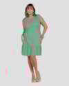 Vestido Curto Plus Size com Babado na Barra Cereja Rosa Verde-a4fc92f1-7648-4039-a96e-0f1a18482f69