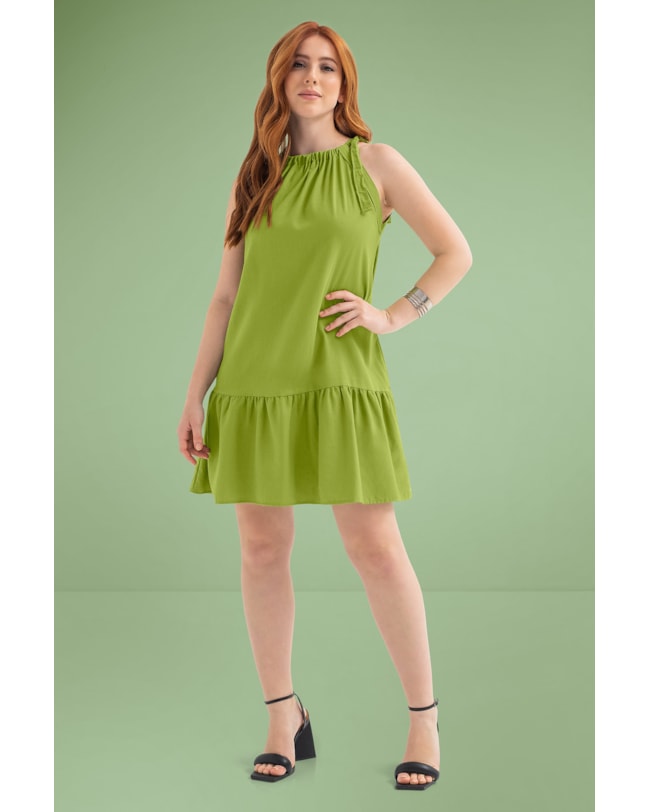 Vestido de Viscose com Linho Cereja Rosa-ad74d99b-1a4c-4c38-9cb9-30532a8f3f7f