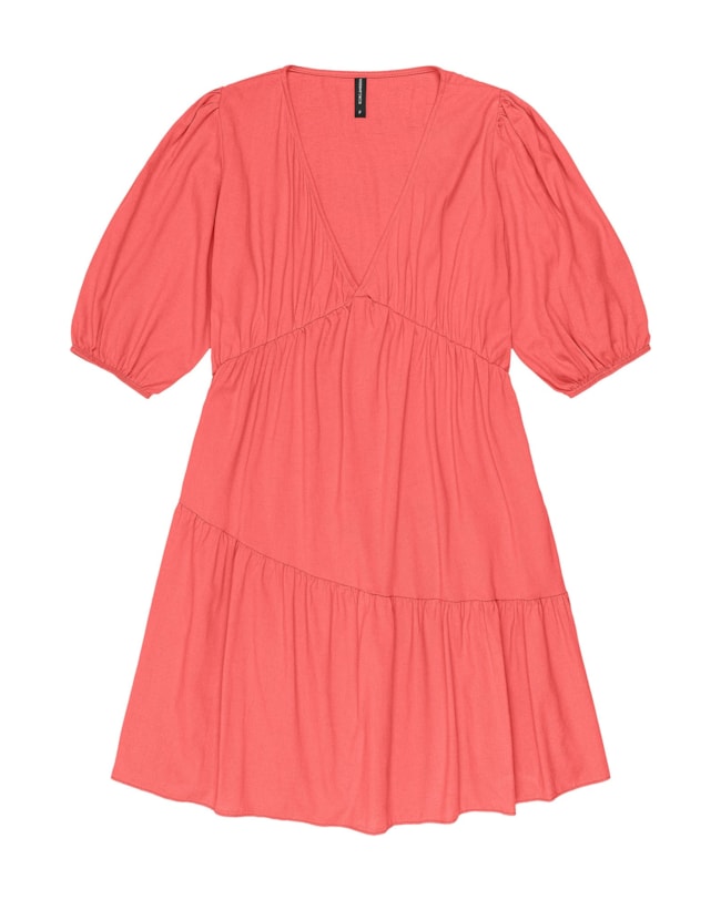 Vestido de Viscose com Linho Cereja Rosa-5a9cbe40-703a-4e92-88b3-4c090f297a8c