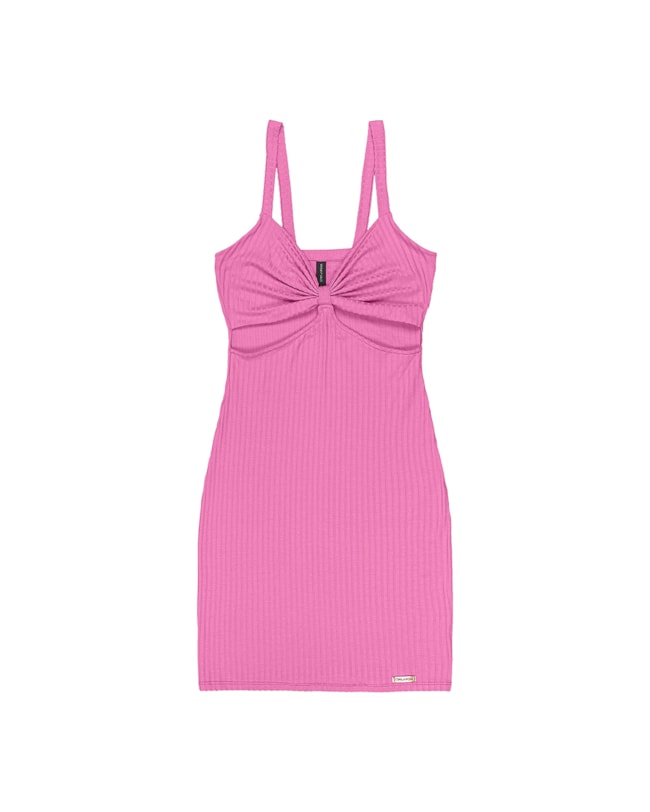 Vestido Feminino Cereja Rosa Canelado-bac51b59-840d-4f7d-b3aa-9ec50288d26b