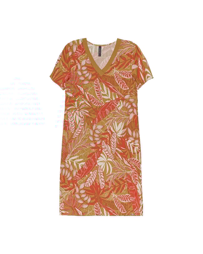 Vestido Feminino Cereja Rosa Estampado-a0a9be4e-00da-4133-b30f-cb44bd6fe676