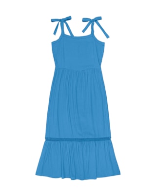 Vestido Feminino Cereja Rosa Midi