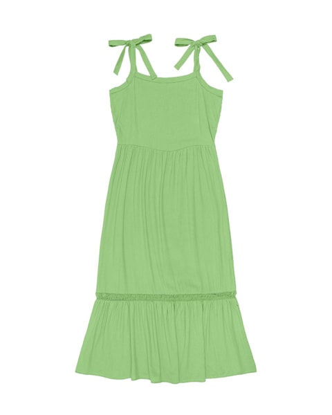 Vestido Feminino Cereja Rosa Midi