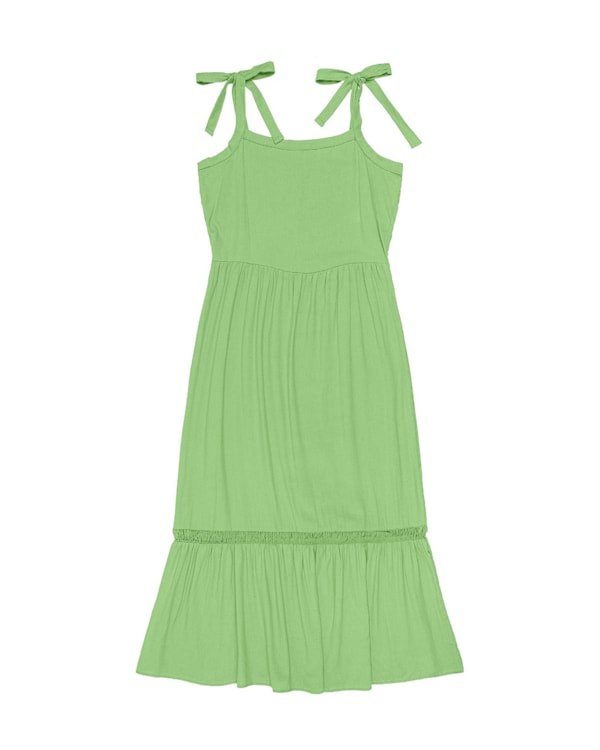 Vestido Feminino Cereja Rosa Midi