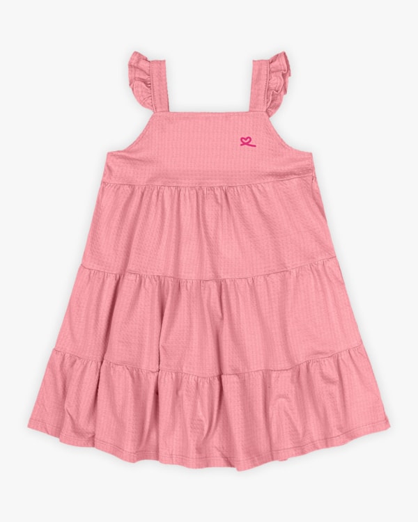 Vestido Infantil Alcinha com Babados - Kely Kety - Bala de Goma