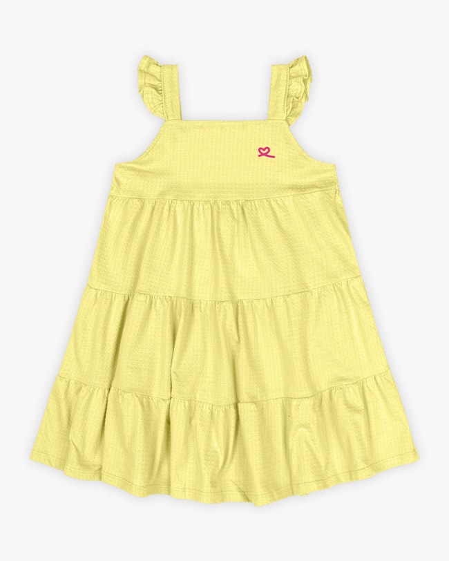 Vestido Infantil Alcinha com Babados - Kely Kety - Pinacolada-4fbe335b-6954-4213-b317-a11b4a0e2734
