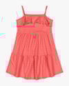 Vestido Infantil com Babados - Kely Kety - Lagosta-04c877b8-1b69-432d-a6bd-8c60be1a405a