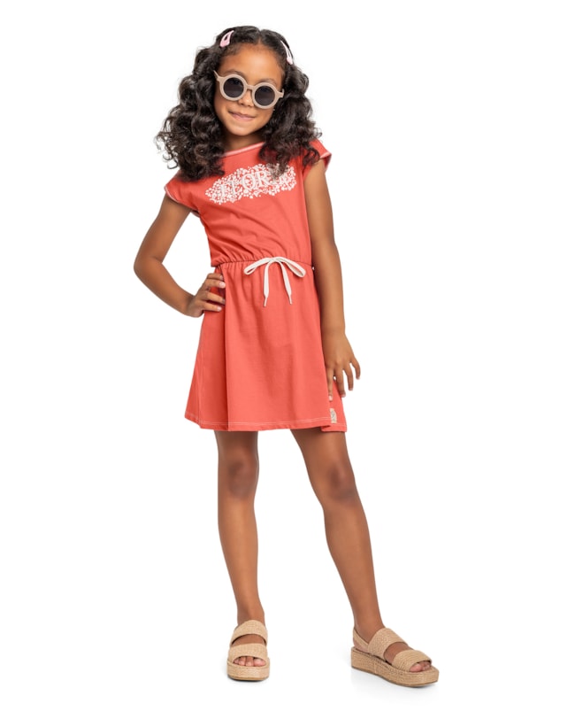 Vestido Infantil com Estampa em Glitter Kely Kety-c0617dfe-5724-4170-b372-f2fa6c73b074