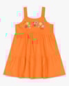 Vestido Infantil com Estampa Floral e Babados - Kely Kety - Nectarine-bcfb3505-f855-4837-acf1-2ce4e2f5239a