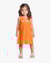 Vestido Infantil com Estampa Floral e Babados - Kely Kety - Nectarine-cb7695a8-2513-415d-bc34-e877f3f00e53