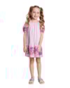 Vestido Infantil com Estampa Floral e Mangas Bufantes - Kely Kety - Astral-3cc7967a-c0d3-4068-94c2-447fdf3ddd6f