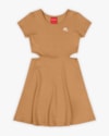 Vestido Infantil com Recorte Cut Out - Kely Kety - Capim Dourado-64be1a67-695b-4c6f-b7be-54eca31b9e4a