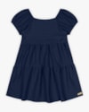 Vestido Infantil em Algodão com Babados - Kely Kety - Oxford-156933f1-8162-40ea-8586-1c0f42f54ea1