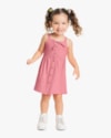 Vestido Infantil em Cotton com Amarração - Kely Kety - Bala de Goma-d1562c17-c6b7-44b1-99e9-cc169a7c2e2d